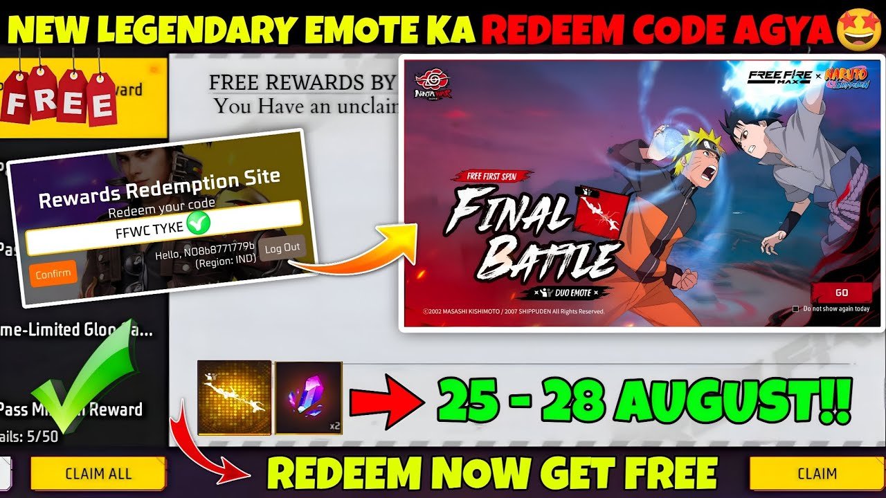 New Legendary Emote Free Redeem Code –Redeem Now & Get Free
